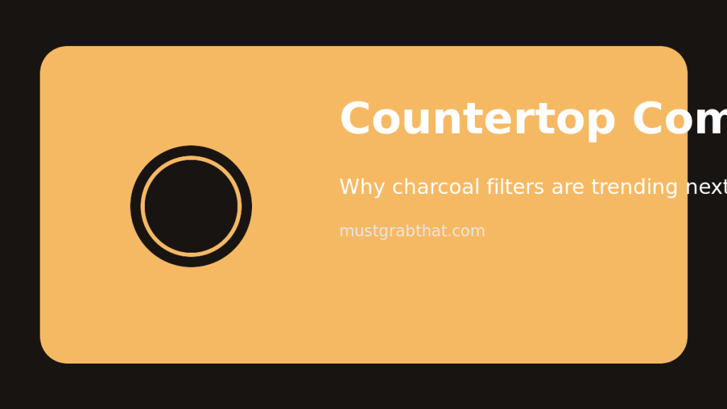 Illustration about countertop compost bins with charcoal filters