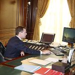 Person recording a video message (video blogging)