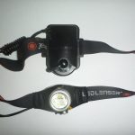 LED headlamp closeup