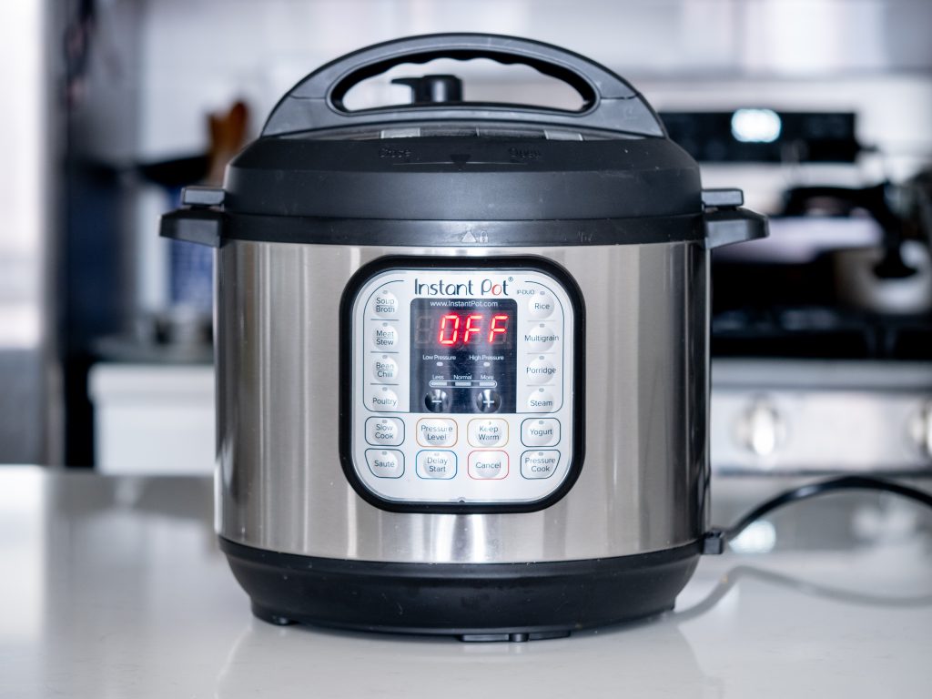 Instant Pot multicooker on a counter