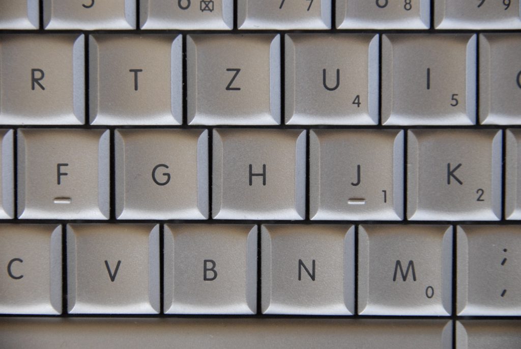 Keyboard closeup