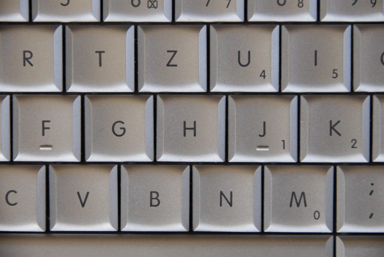Keyboard closeup