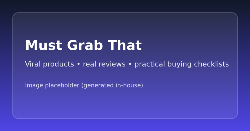 Must Grab That placeholder image