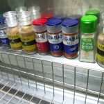 Spice rack with jars