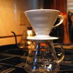Hario V60 dripper with Buono kettle