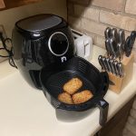 Air fryer on a kitchen counter