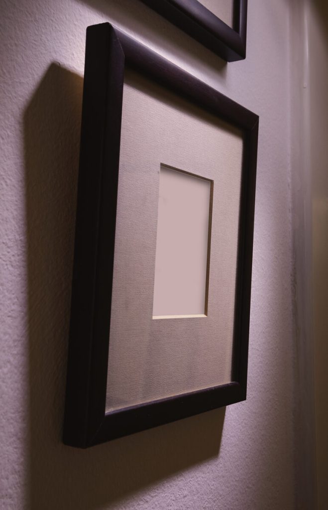 picture frame on wall