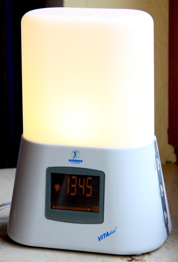 Davita VITAclock 200 dawn simulator sunrise alarm clock