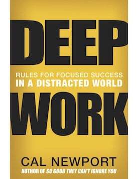Deep Work by Cal Newport book cover