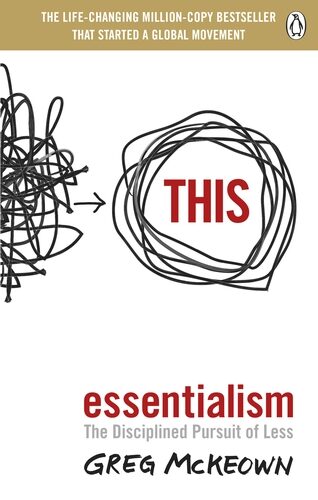 Essentialism by Greg McKeown book cover