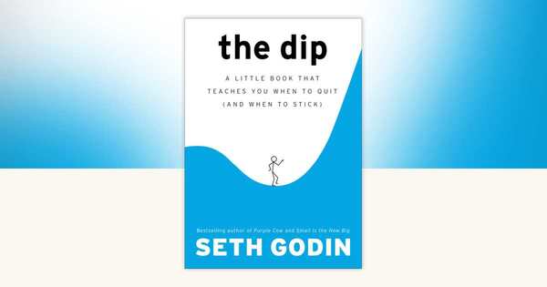 The Dip by Seth Godin book cover