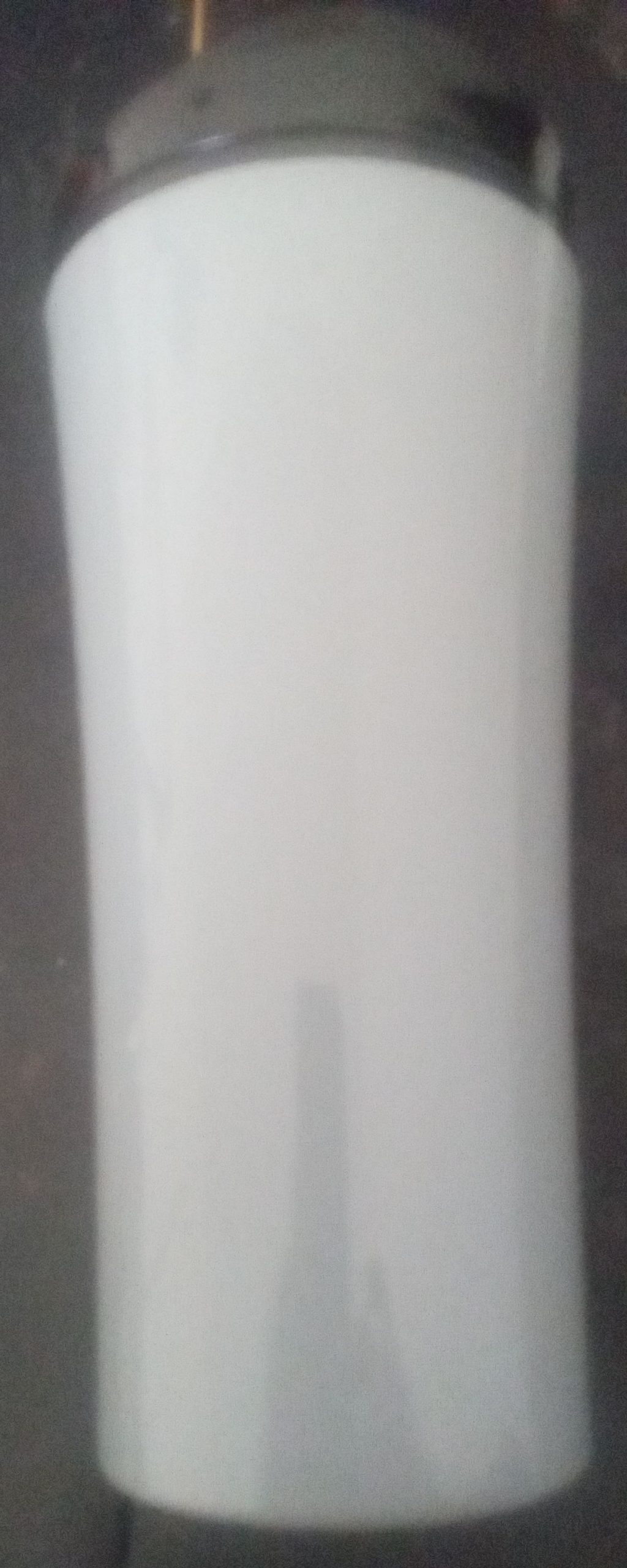Stainless travel mug on a table